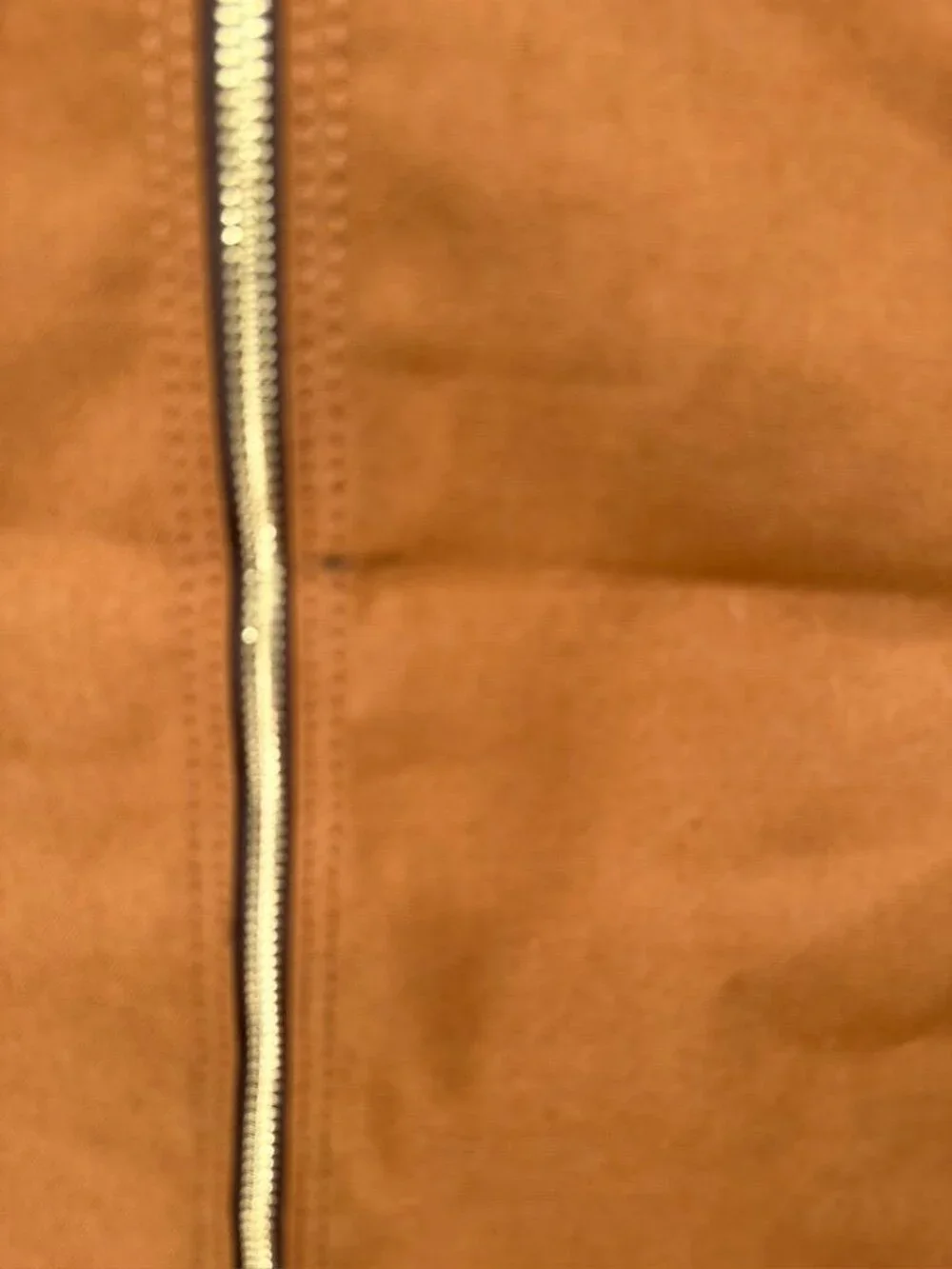 Louis Vuitton Brown Canvas Garment Bag With Gold Hardware & Zipper Closure